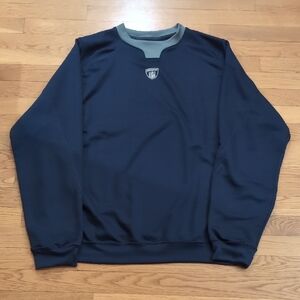 Reebok Men's Dark Blue Crewneck Sweater NFL Play